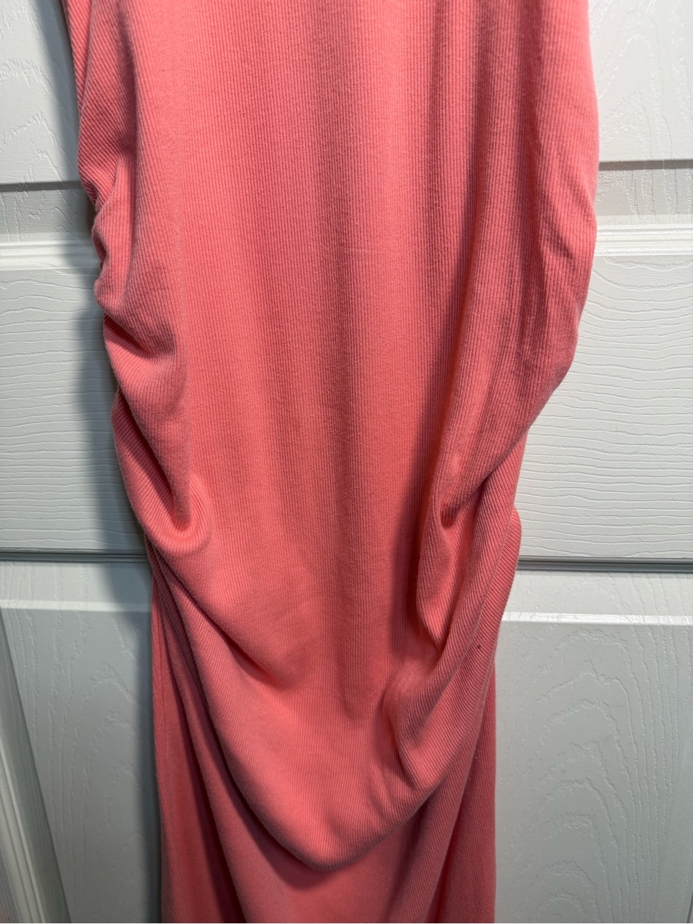 Women’s Michael Stars Coral Sleeveless Ruched Maxi Dress, size Large - Picture 4 of 7